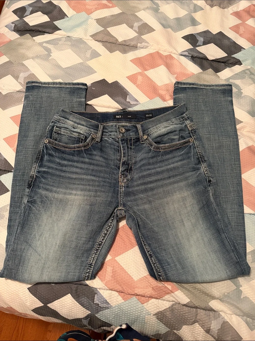 BKE Alec Men’s Dark Blue Denim Jeans